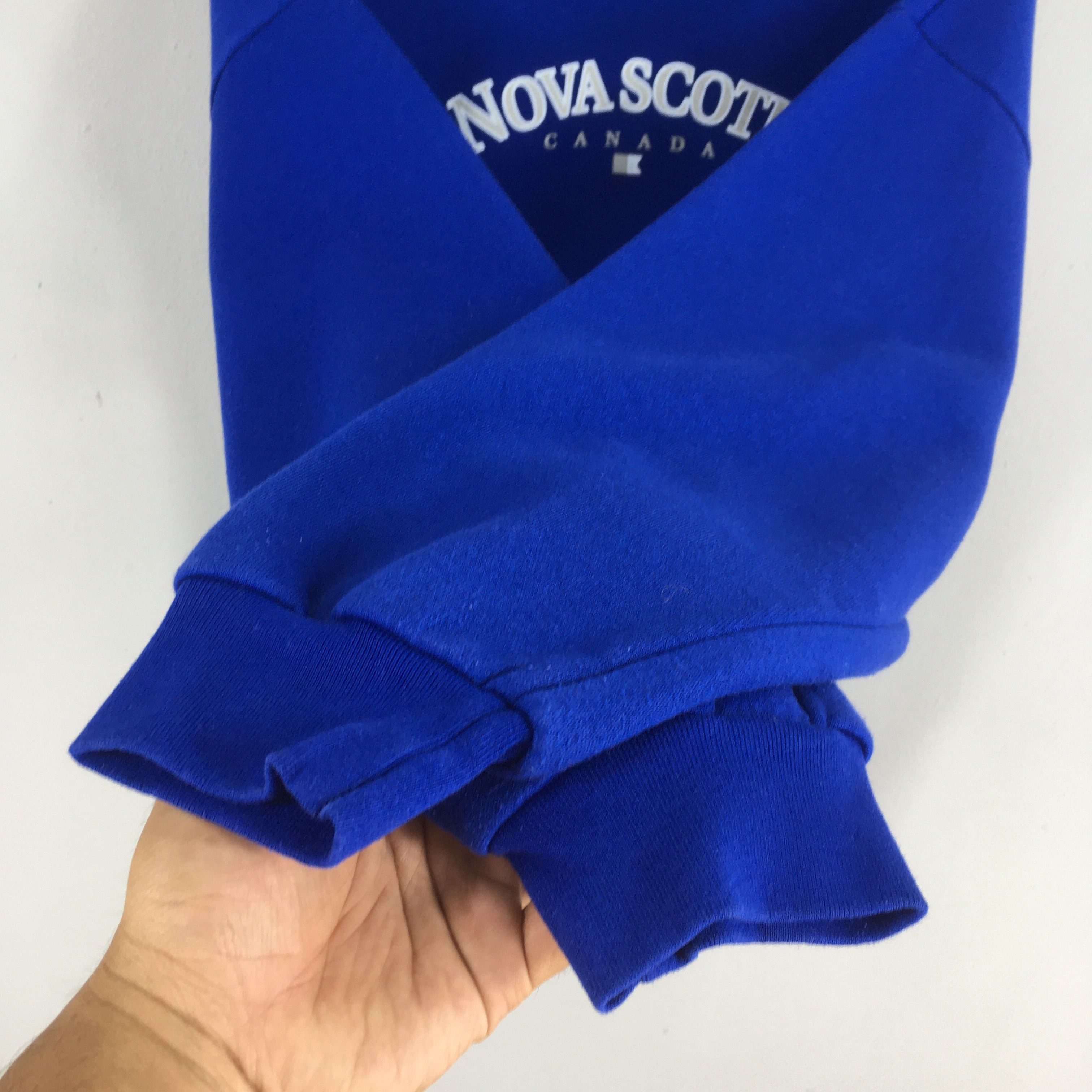 Puma Vintage Nova Scotia Canada Blue Sweatshirt 3XLarge Size US XXL / EU 58 / 5 - 4 Thumbnail