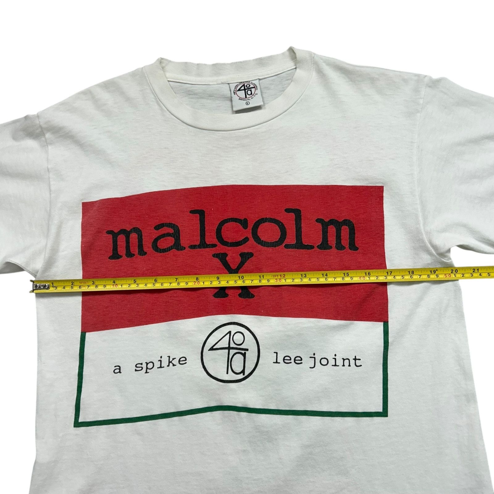 Vintage 90s 40 ACRES & A MULE MALCOLM X 1992 SPIKE LEE T-SHIRT MOVIE Size US L / EU 52-54 / 3 - 12 Thumbnail