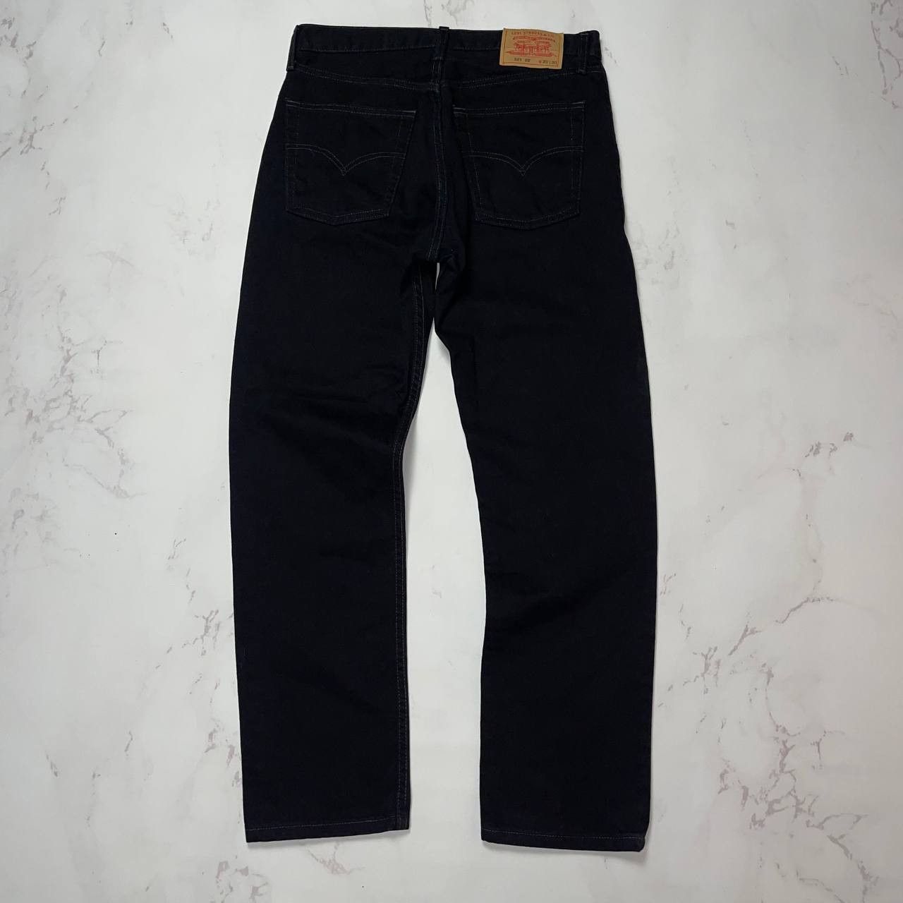 Levi's LEVIS 521 VINTAGE Y2K BLACK DENIM JEANS STREETWEAR STYLE Size US 33 - 4 Thumbnail