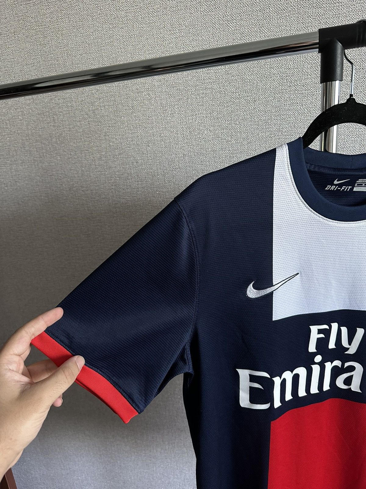 Nike 2013/14 Nike Paris Saint Germain PSG Soccer Jersey Size US M / EU 48-50 / 2 - 2 Thumbnail
