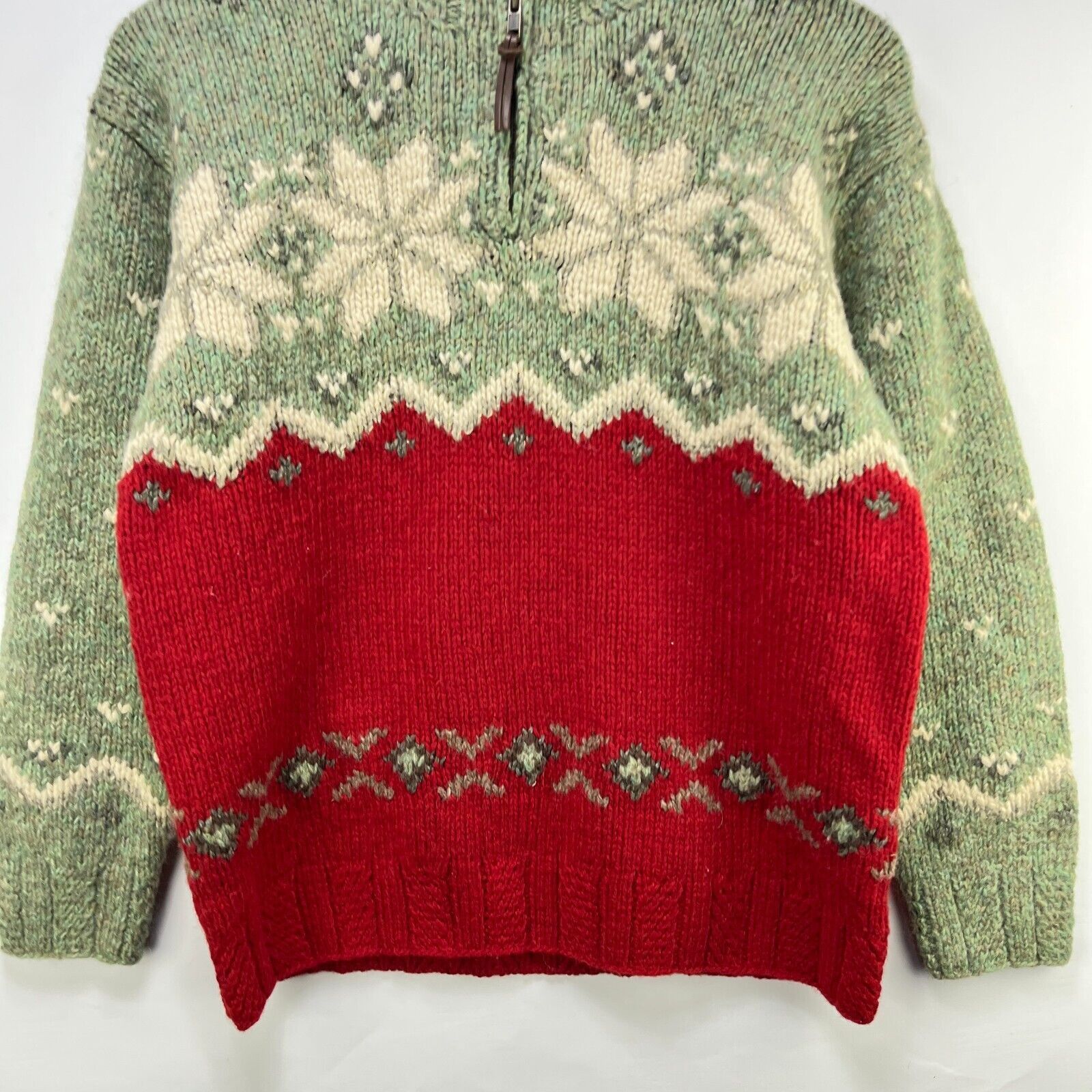 Ralph Lauren × Vintage Vintage Lauren Ralph Lauren Hand Knit Petite (Fits XS/XXS) Size XS / US 0-2 / IT 36-38 - 2 Thumbnail