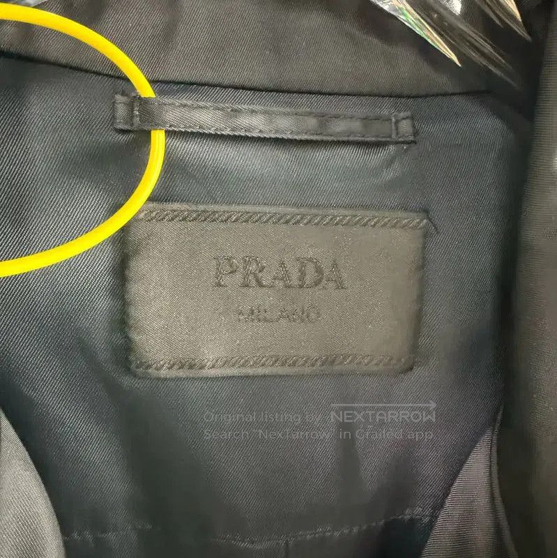 Prada Prada Black Polyester Men's Outerwear Coat. Size US L / EU 52-54 / 3 - 7 Thumbnail
