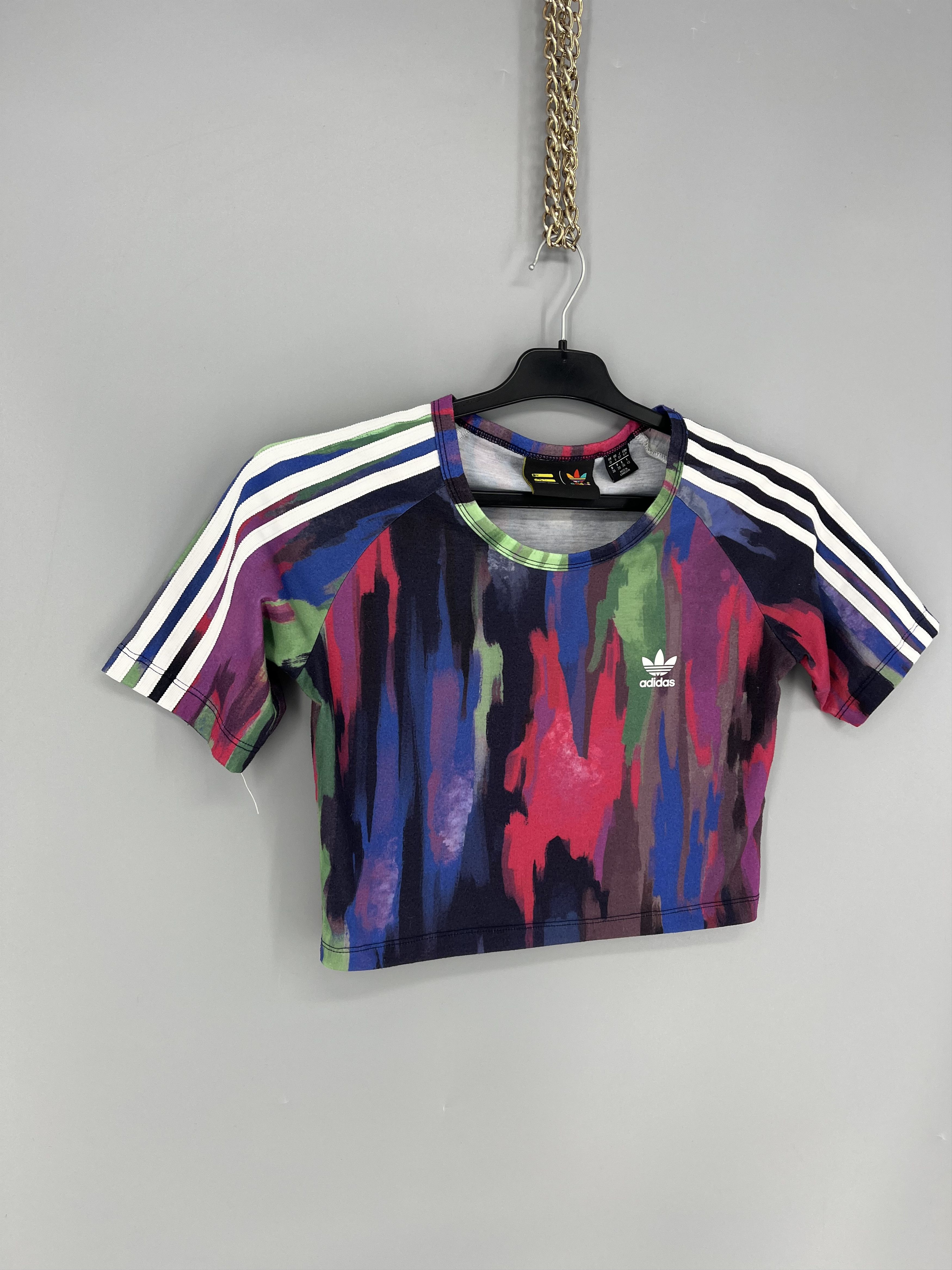 Adidas Adidas x Pharrell Williams Cropped Pattern Multicoloured Size S / US 4 / IT 40 - 3 Thumbnail