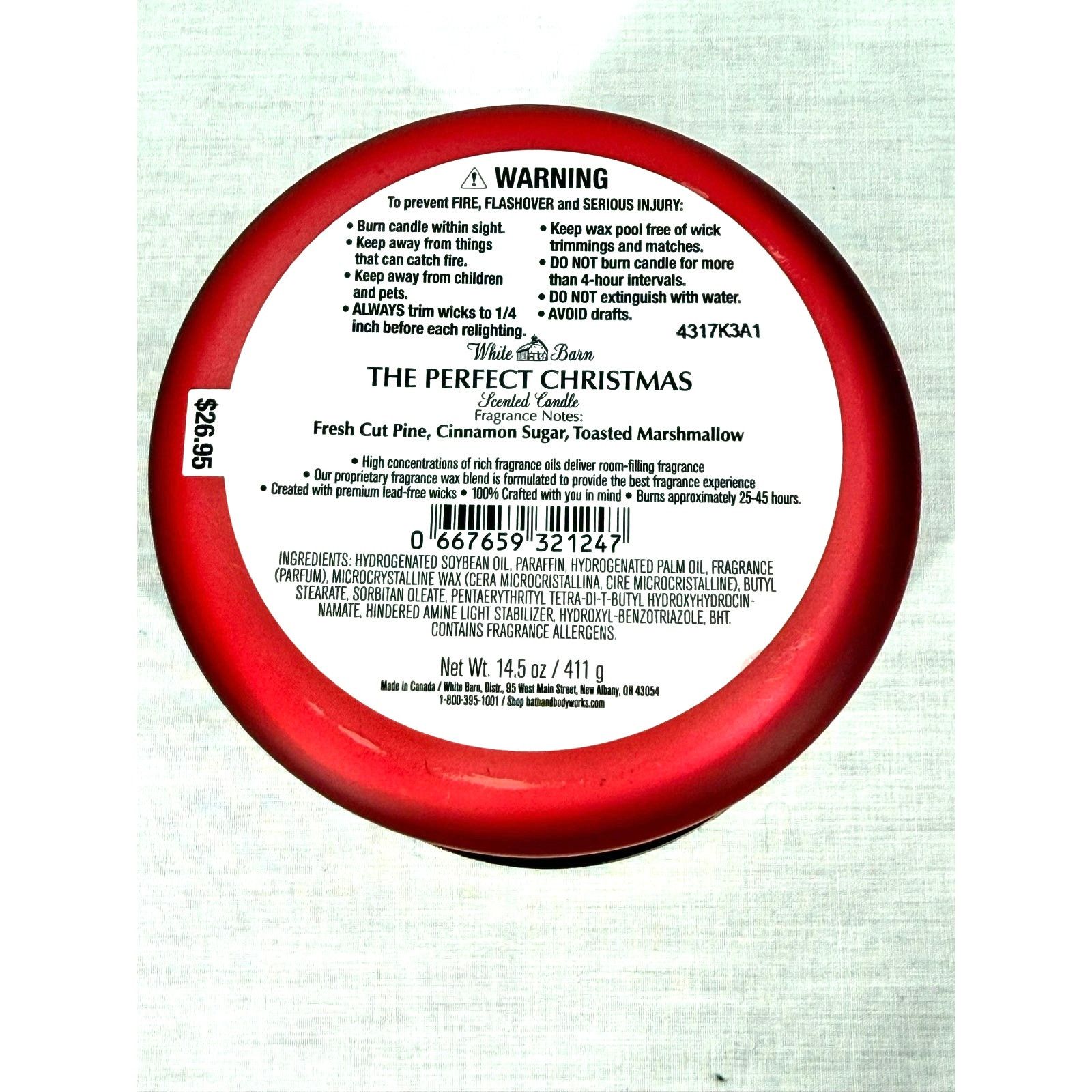 Other Bath & Body Works The Perfect Christmas Scented Candle Size ONE SIZE - 4 Thumbnail