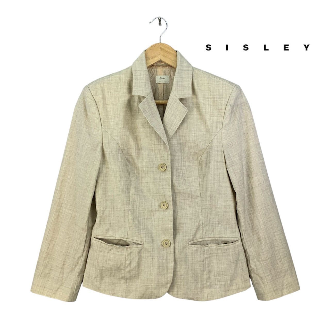 Sisley Sisley Made in Italy Vintage Blazer Jacket Size XS / US 0-2 / IT 36-38 - 1 Thumbnail