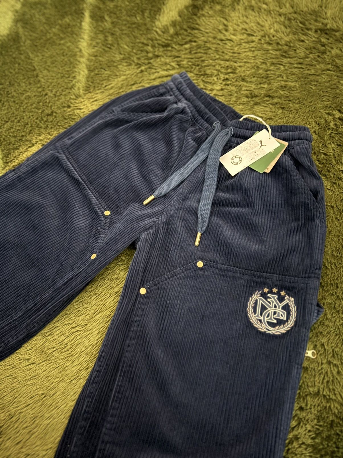Puma × Rhude [XS] Puma x Rhude rhuigi Corduroy Double Knee Pants navy Size US 32 / EU 48 - 2 Thumbnail
