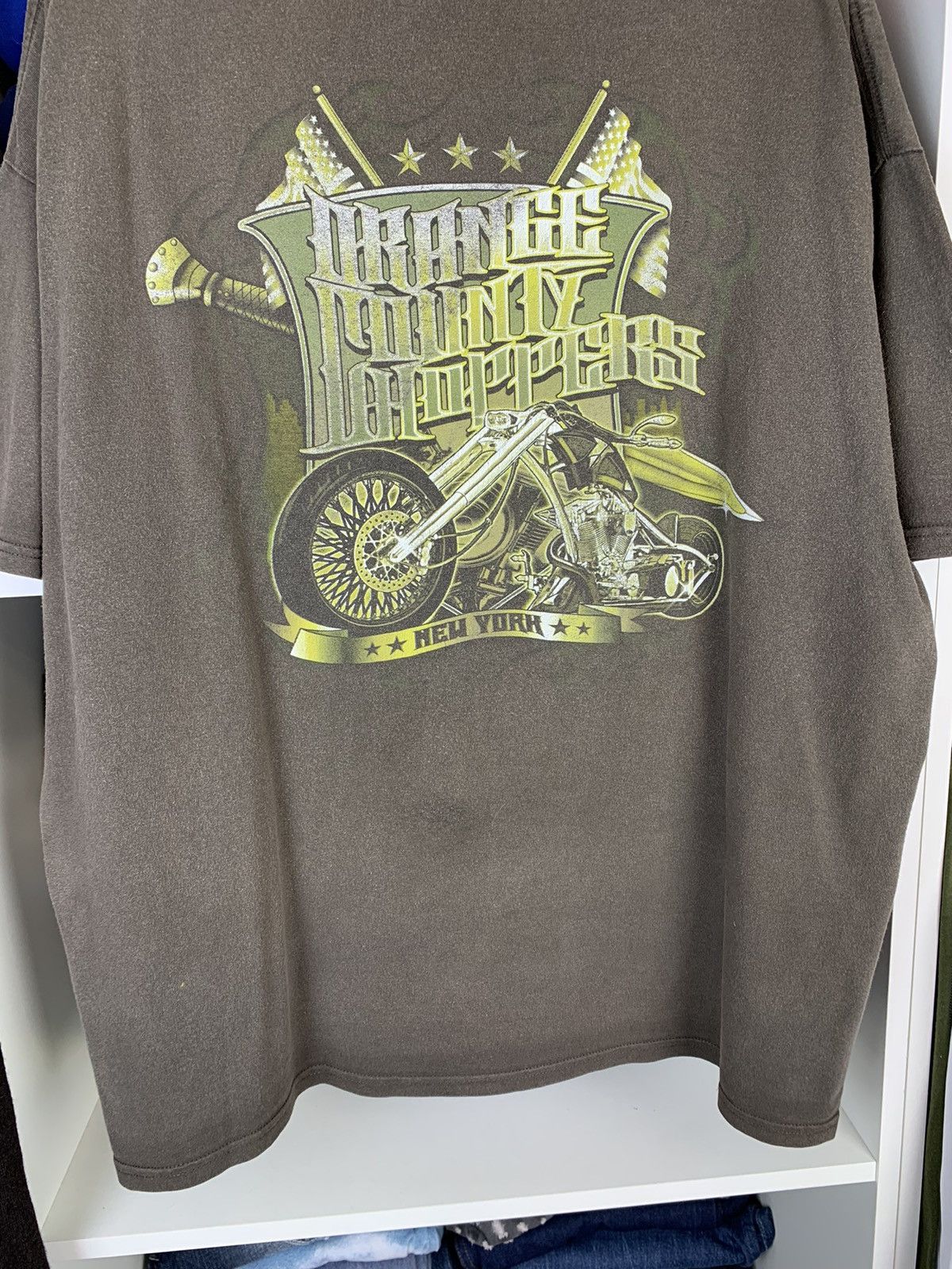 West Coast Choppers Vintage Orange County Choppers Faded T-Shirt Size US XXL / EU 58 / 5 - 13 Thumbnail