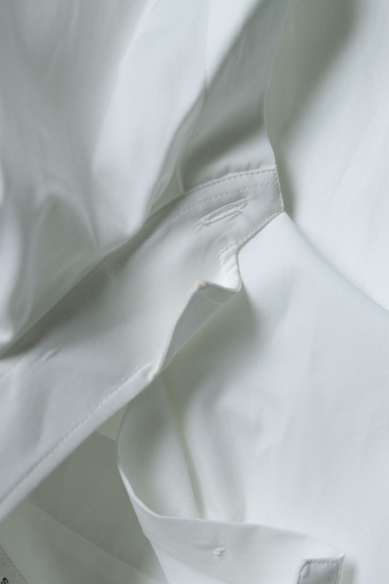 Saint Laurent Paris Saint Laurent, Basic white shirt with round neck Size US L / EU 52-54 / 3 - 8 Thumbnail