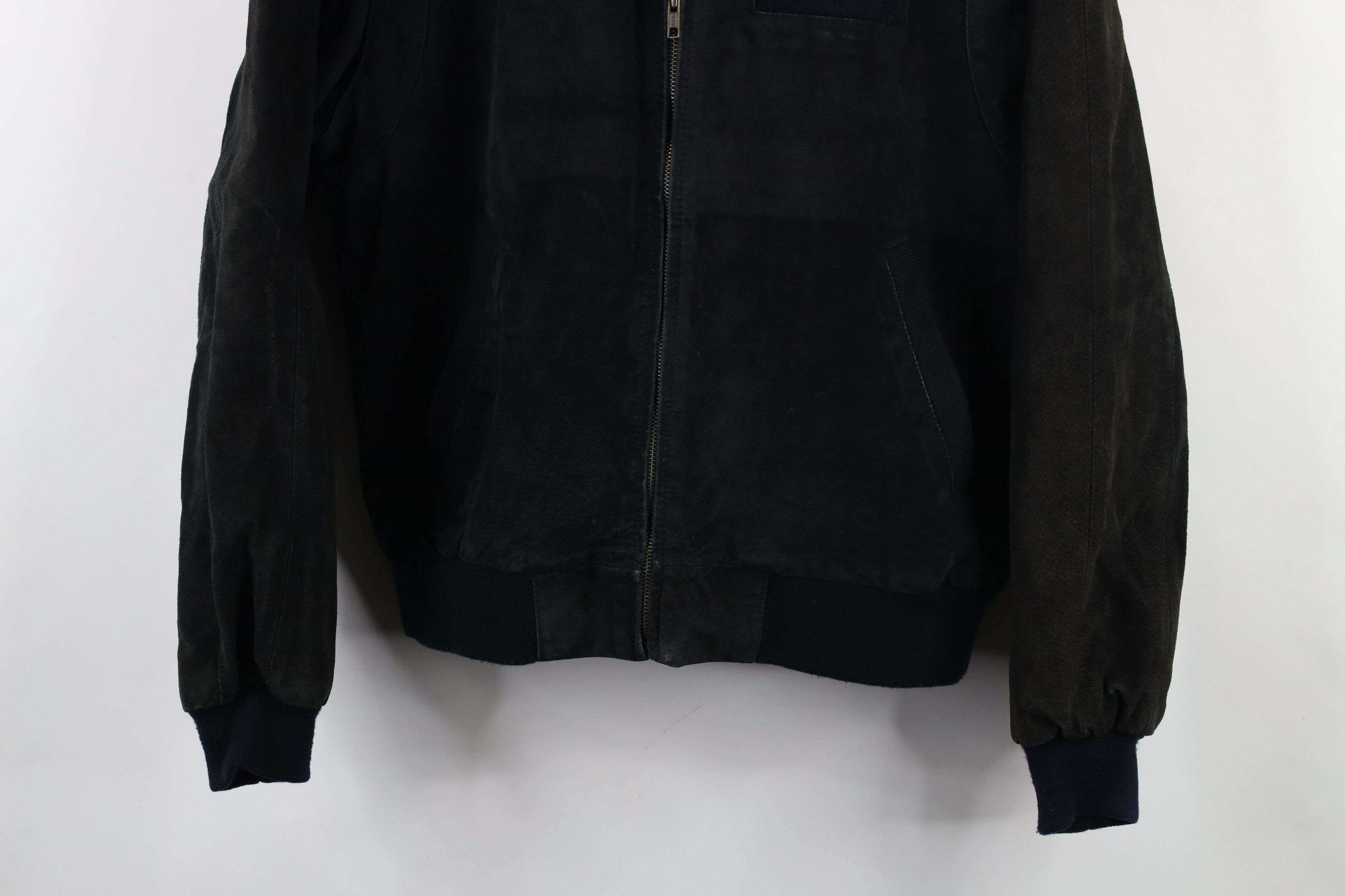 Vintage Vintage 80s 90s Streetwear Leather Cafe Racer Bomber Jacket Size US L / EU 52-54 / 3 - 3 Thumbnail