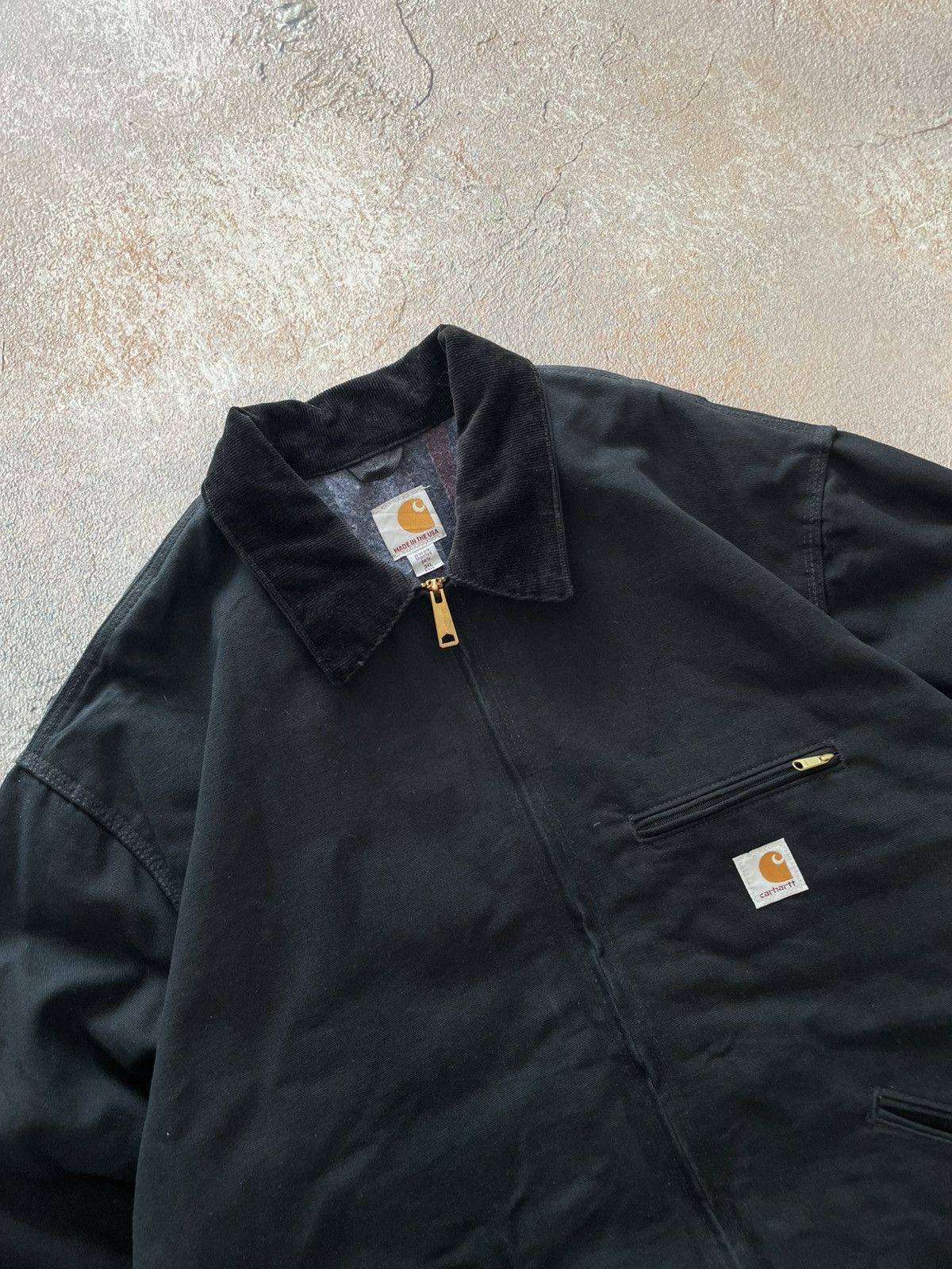 Carhartt Vintage Carhartt Detroit Black Jacket Size US XXL / EU 58 / 5 - 3 Thumbnail