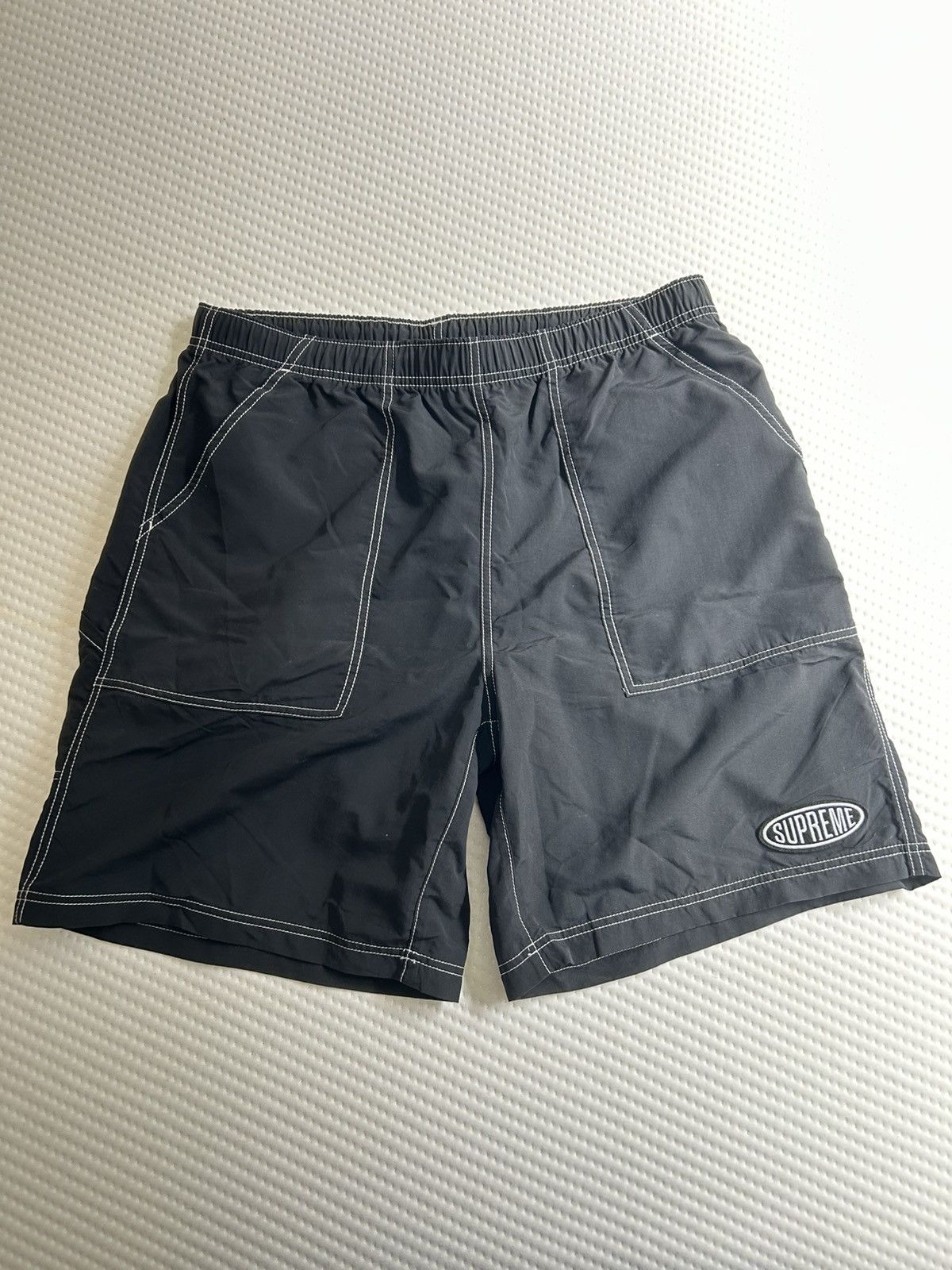 Supreme Nylon Painter Shorts - Black
