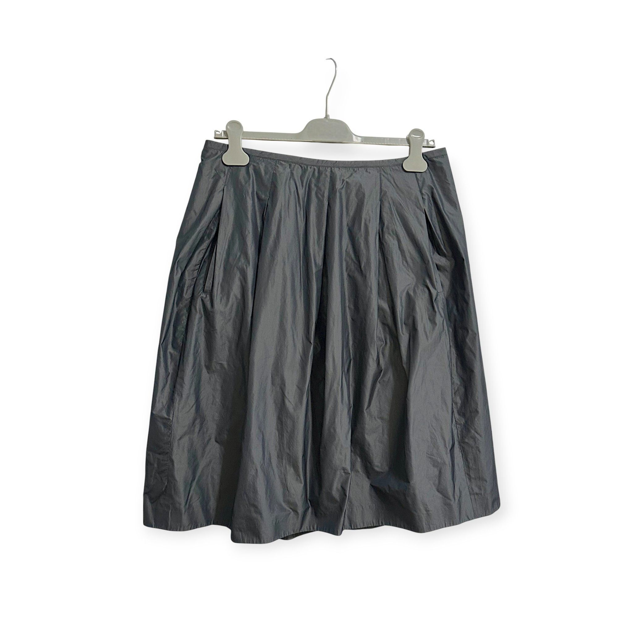 Vince Vince Gray A-Line Knee-Length Skirt W/Soft Pleats & Pockets Size 34" / US 12 / IT 48 - 1 Thumbnail