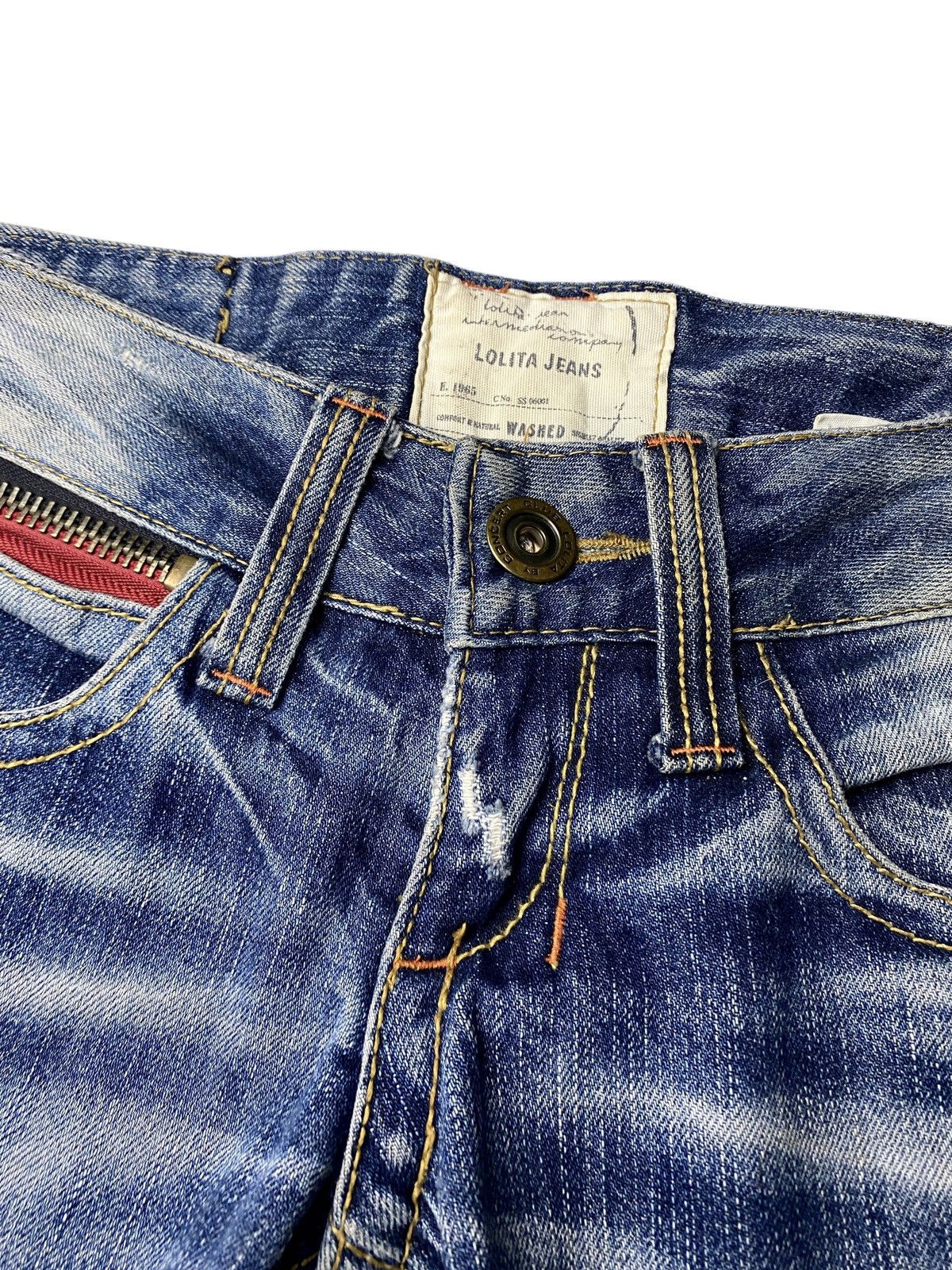 If Six Was Nine 2000's Lolita Seawash Multizip Flared Jeans Size US 28 / EU 44 - 5 Thumbnail