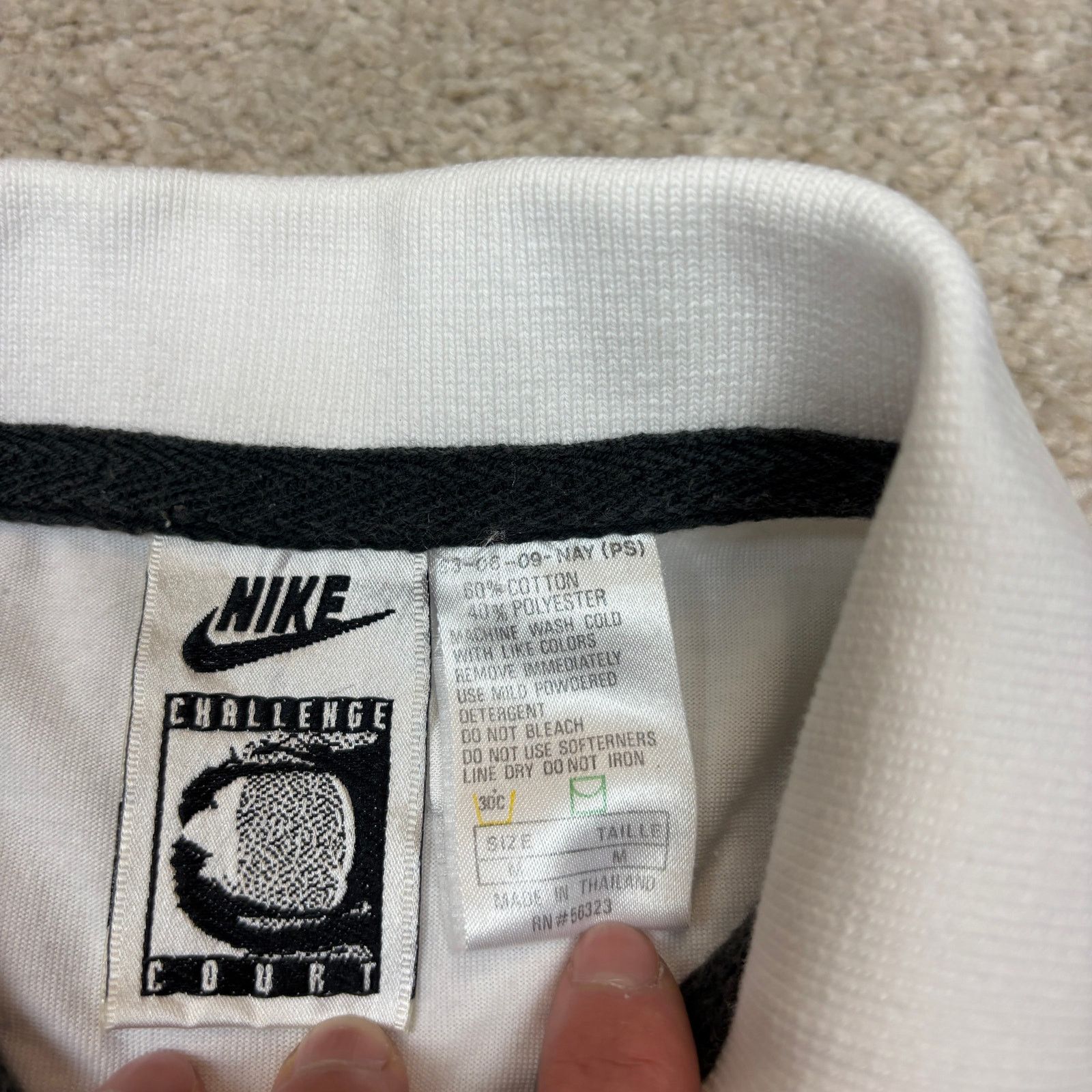 Nike VTG 90s Nike Challenge Court Tennis Polo Shirt Men's Medium Size US M / EU 48-50 / 2 - 6 Thumbnail