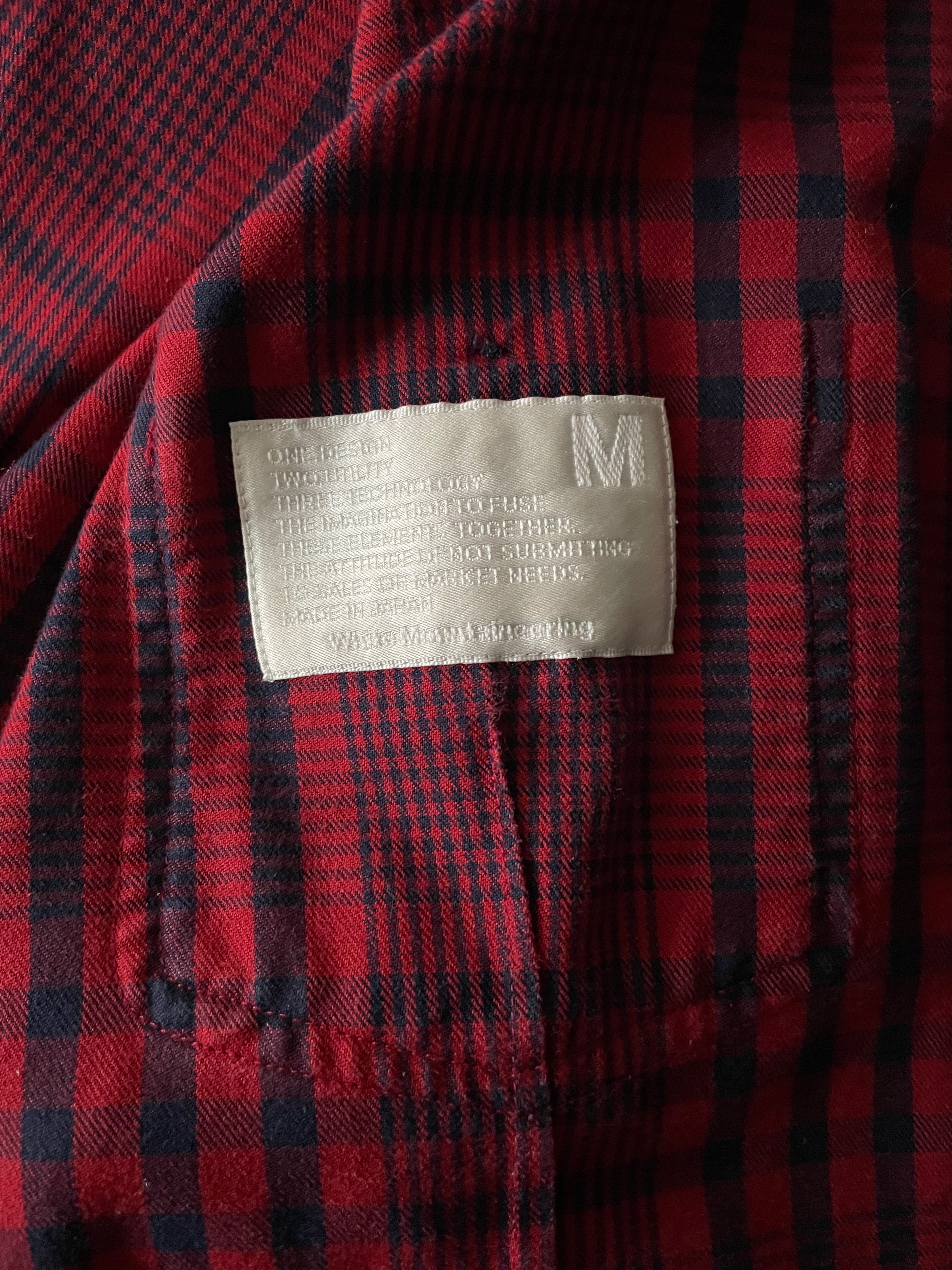 White Mountaineering White Mountaineering AW2010 shirt, vintage Japanese designer Size US S / EU 44-46 / 1 - 6 Thumbnail