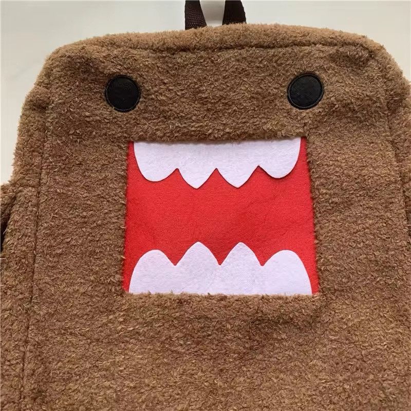 Japanese Brand Kawaii Domo Kun Plush Backpack Size ONE SIZE - 3 Thumbnail