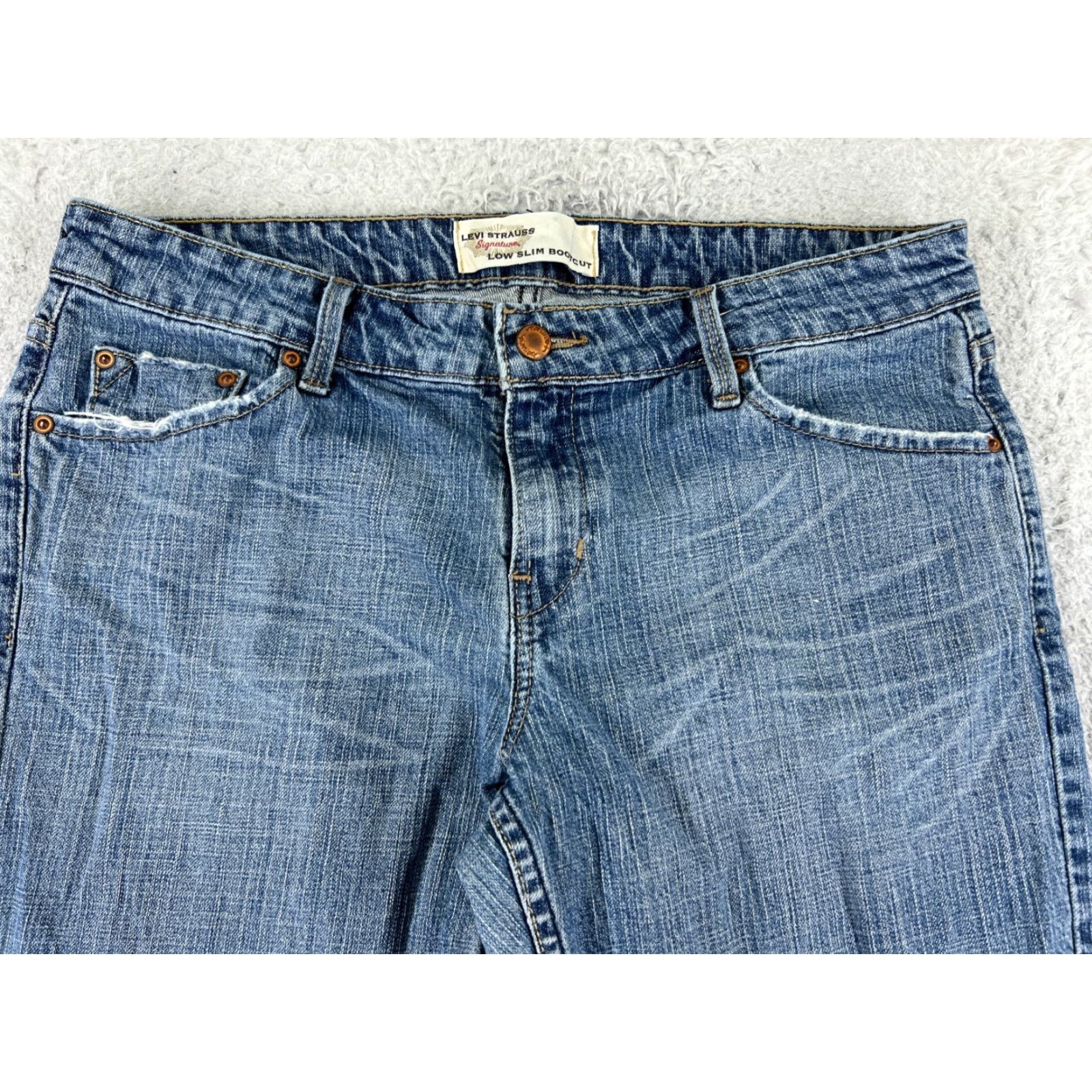 Levi's Levi's Jeans Juniors 13 Blue Denim Bootcut 31x31 Slimming 5-Pocket Cowboy Size 34" / US 12 / IT 48 - 4 Thumbnail