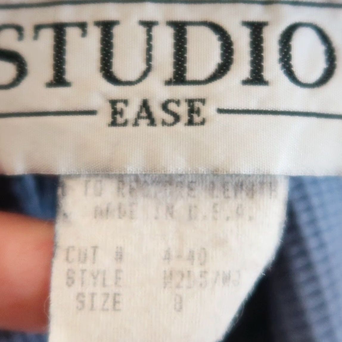 Vintage VINTAGE Studio Ease Blue Long Maxi T-Shirt Dress 8 Womens 90s Short Sleeve Size M / US 6-8 / IT 42-44 - 5 Thumbnail