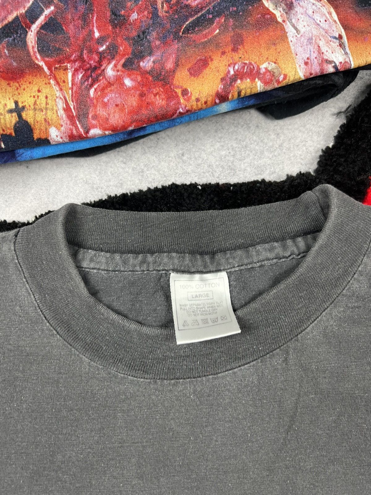Band Tees FADED Vintage Joe Cocker World Tour 1994 Distressed Y2K Tee Size US L / EU 52-54 / 3 - 6 Thumbnail