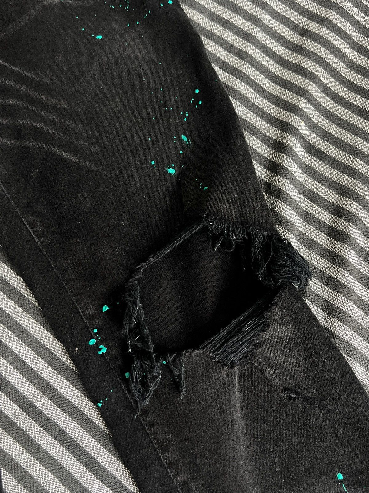 Amiri Amiri Paint Splatter Jeans Size US 34 / EU 50 - 7 Thumbnail