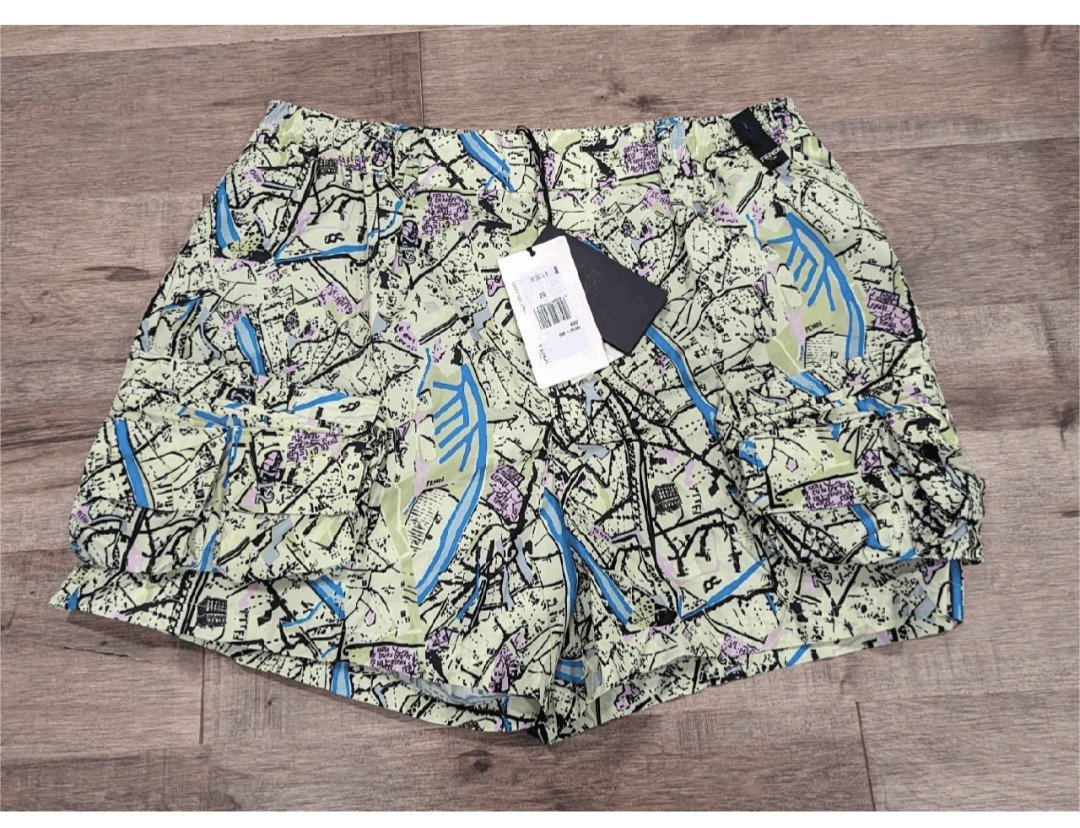 Fendi FENDI Abstract Map Print Bermuda Shorts Eden 54 US 38 Size US 38 / EU 54 - 1 Thumbnail