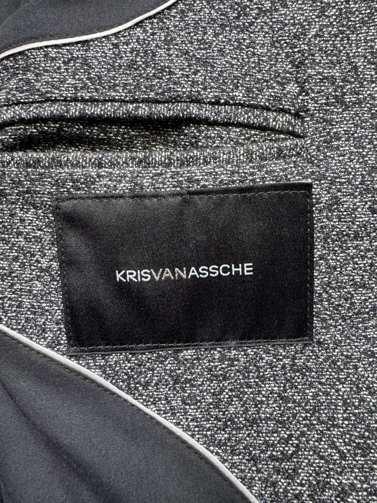 Kris Van Assche Kris van assche aw2013 runway blazer gray and black Size US M / EU 48-50 / 2 - 7 Thumbnail
