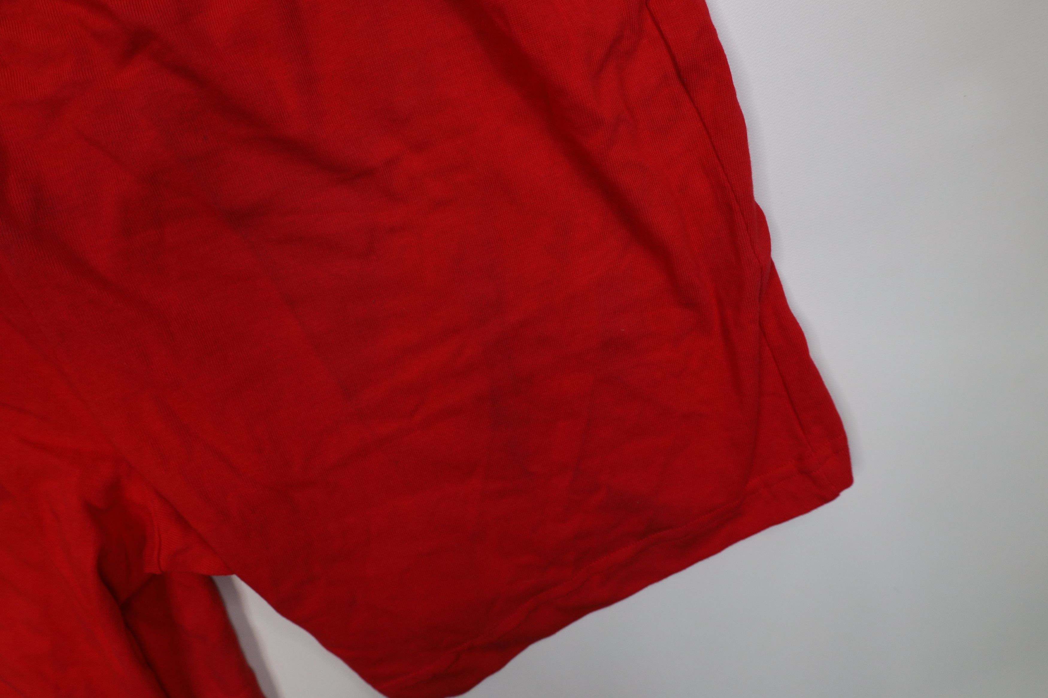 Vintage Deadstock Vintage 90s Streetwear Above Knee Shorts Red Size US 34 / EU 50 - 5 Thumbnail