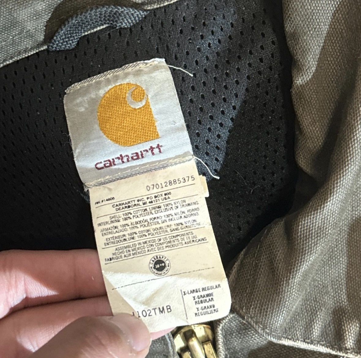 Carhartt Vintage Carhartt Santa Fe Jacket XL Brown Mesh Lined Size US XL / EU 56 / 4 - 2 Thumbnail