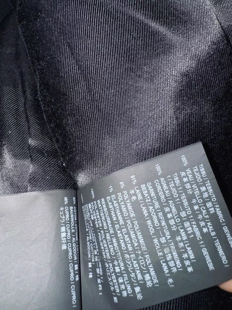 Saint Laurent Paris Saint Laurent Paris Leather and Wool Knit Jacket Size US M / EU 48-50 / 2 - 6 Thumbnail