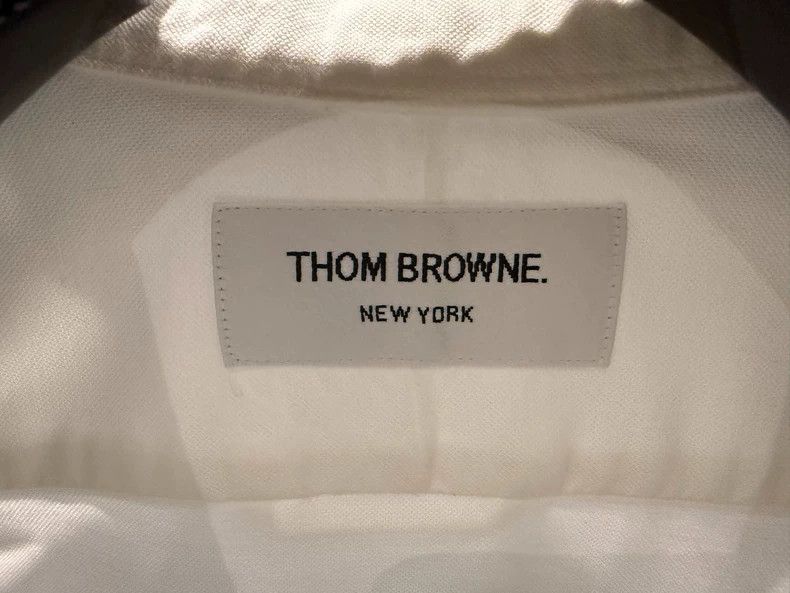 Thom Browne Thom Browne size2 White Oxford cloth shirt Size US M / EU 48-50 / 2 - 3 Thumbnail