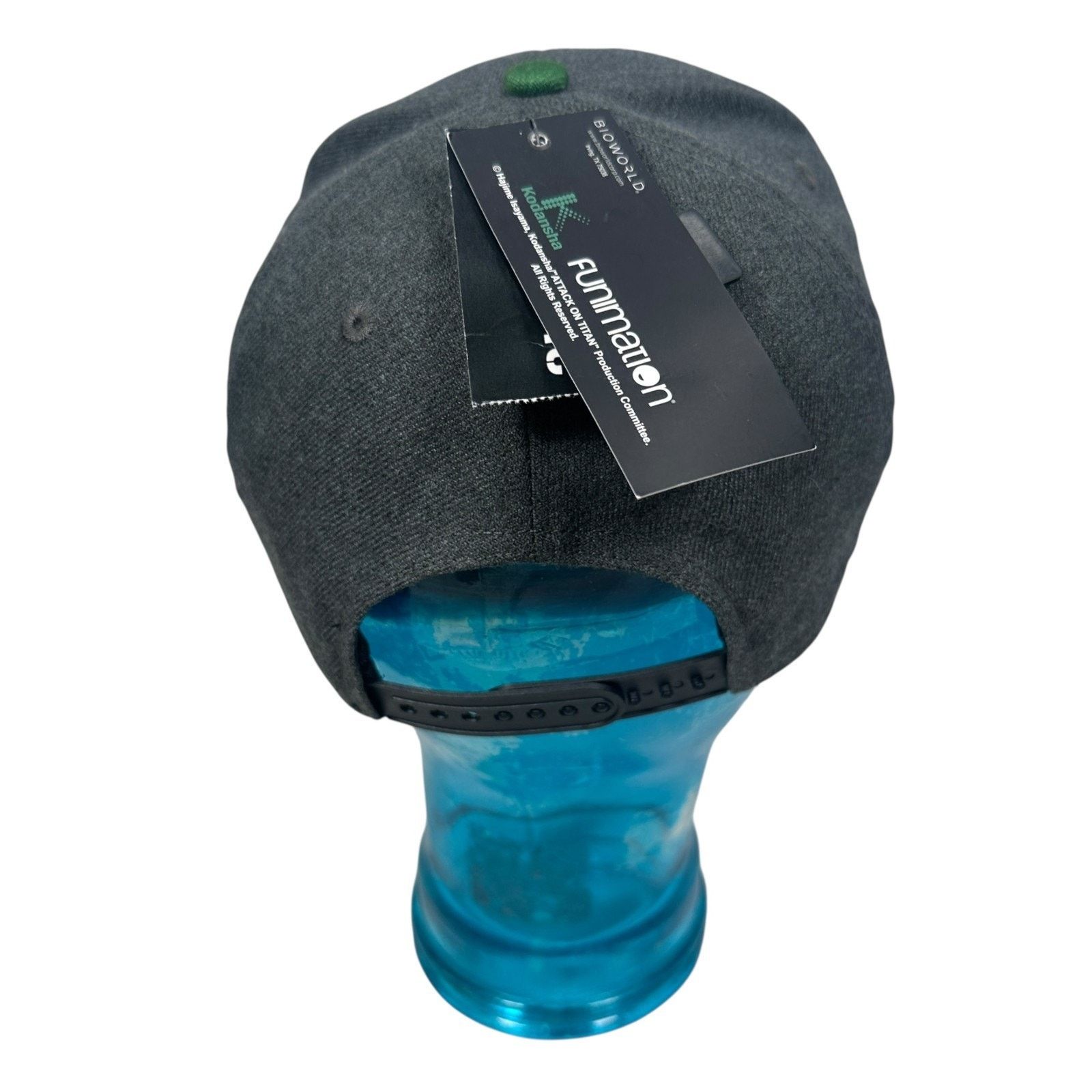 Other BioWorld Attack on Titans Season 2 Snapback Hat Gray Green Size ONE SIZE - 4 Thumbnail