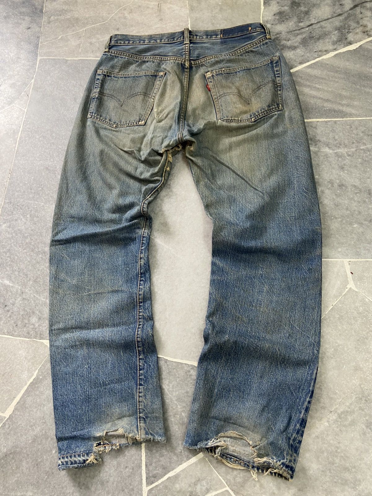 Levi's Vintage 60s 70s Levi’s 501 Big E Selvedge jeans Button No6 Size US 32 / EU 48 - 9 Thumbnail