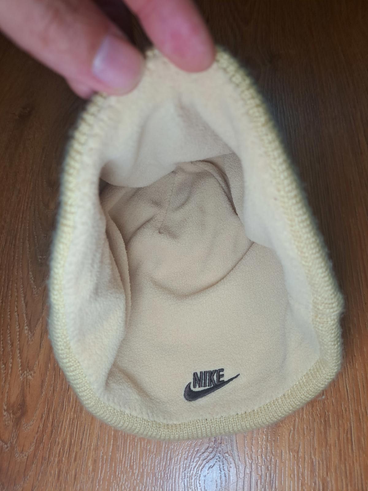 Nike Nike Beanie Brown Beige Striped Hat Size ONE SIZE - 5 Thumbnail