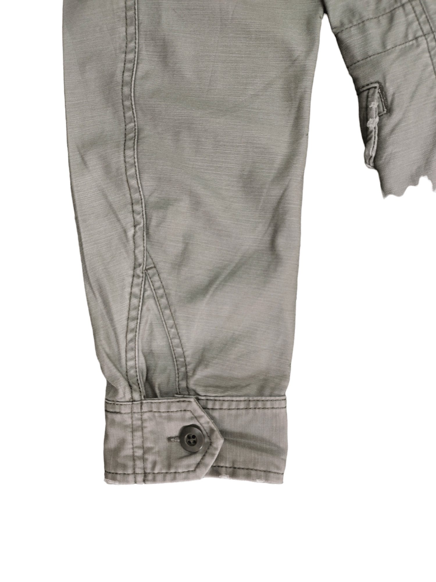 Beams Plus 2000s Beams Studded Pocket Olive Green Military Field Shirt Size US M / EU 48-50 / 2 - 15 Thumbnail