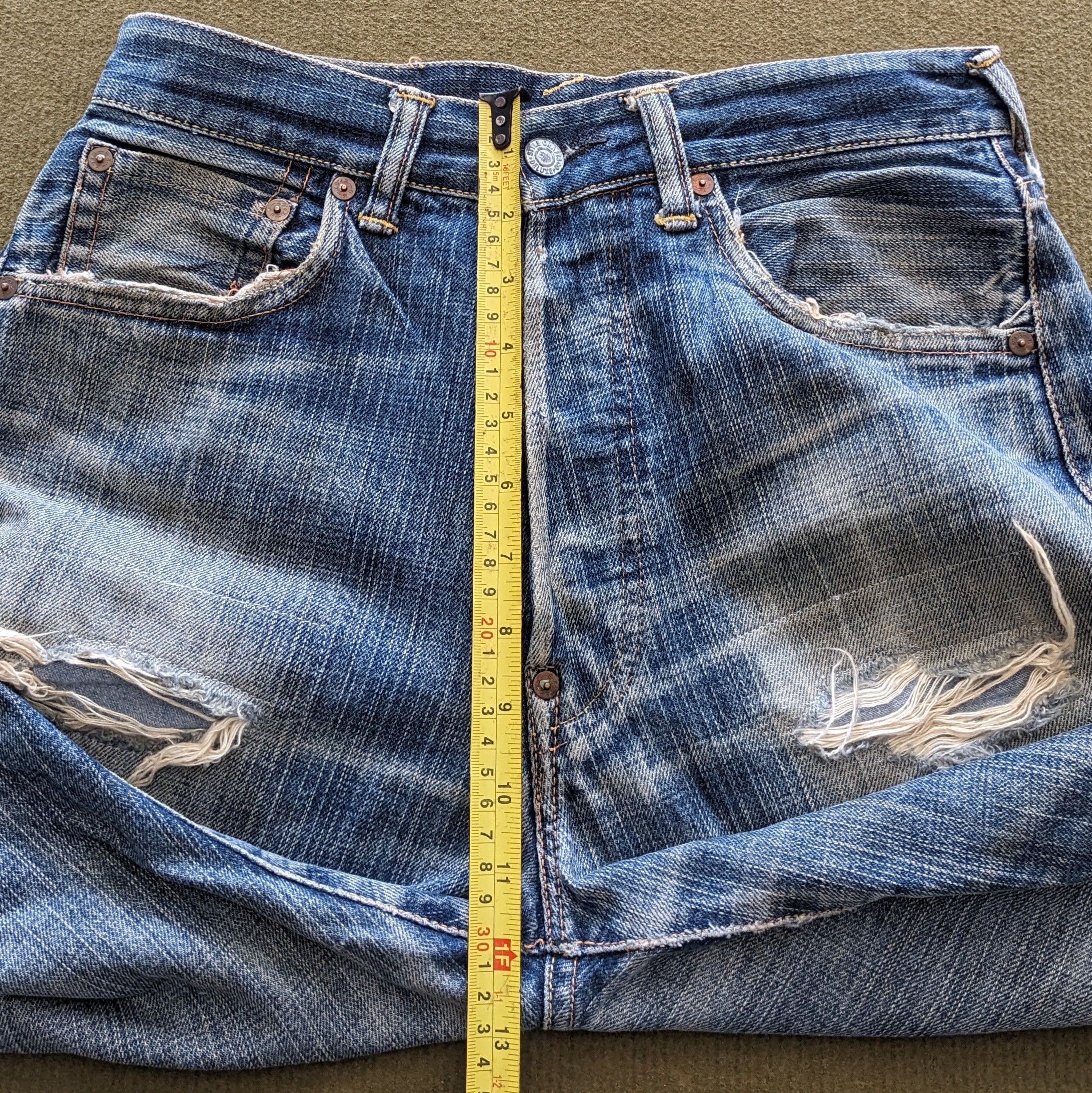 Evisu Vintage EVISU x McDonald's Distressed Denim Jeans Size US 28 / EU 44 - 4 Thumbnail
