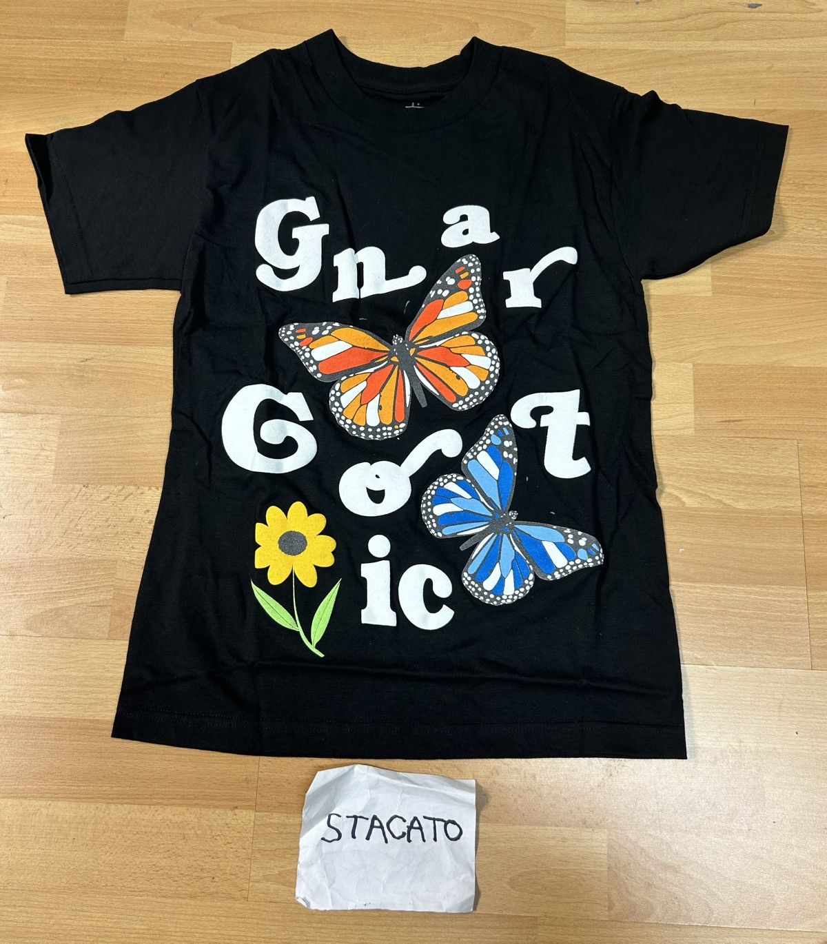 Gnarcotic × Rap Tees Gnarcotic Lil Gnar Butterfly Tee Black Size US S / EU 44-46 / 1 - 1 Thumbnail