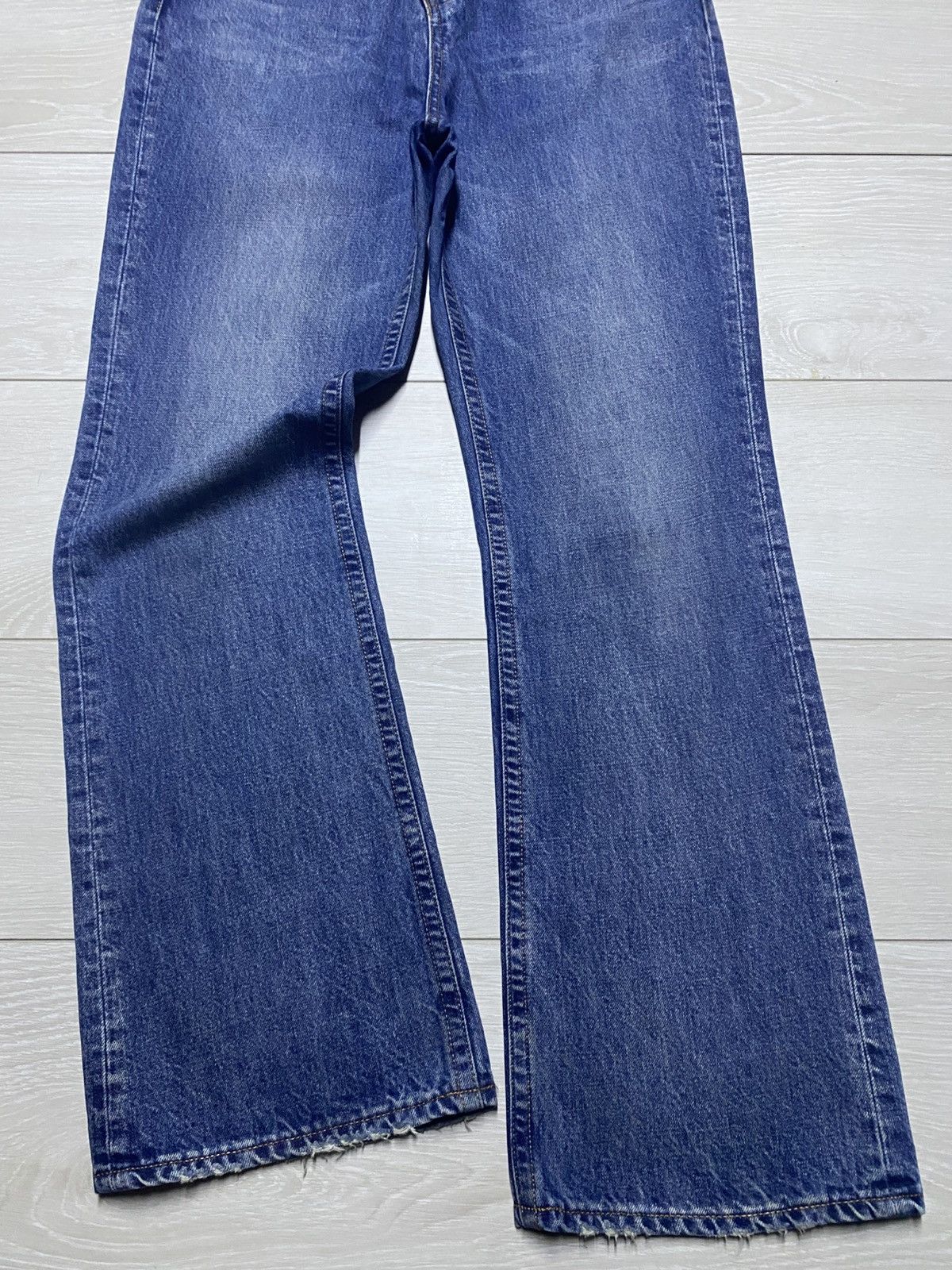 Japanese Brand Vintage Rodeo Crown Blue Wash Ifsixwasnine Style Flare Jeans Size US 29 - 5 Thumbnail