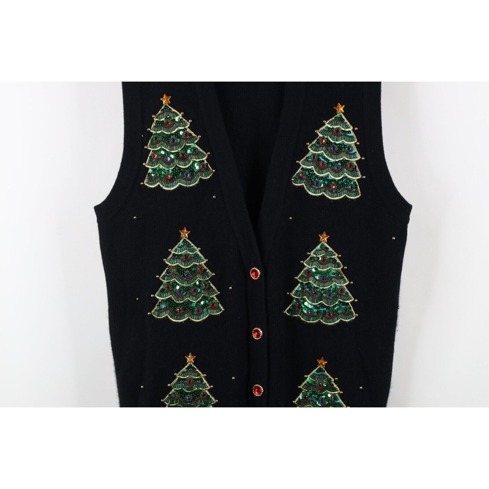 Vintage Vintage 90s Streetwear Lambswool Angora Christmas Sweater Size L / US 10 / IT 46 - 3 Thumbnail