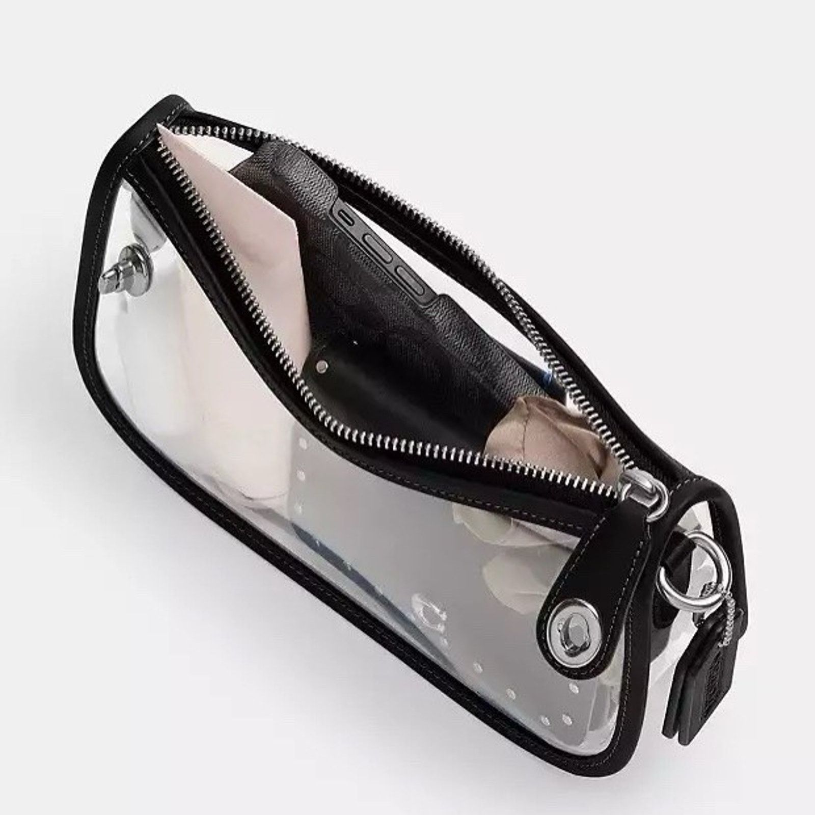 Coach NWT Coach Stadium Swinger Bag Clear Coach Dust Bag CBH13 Size ONE SIZE - 11 Thumbnail