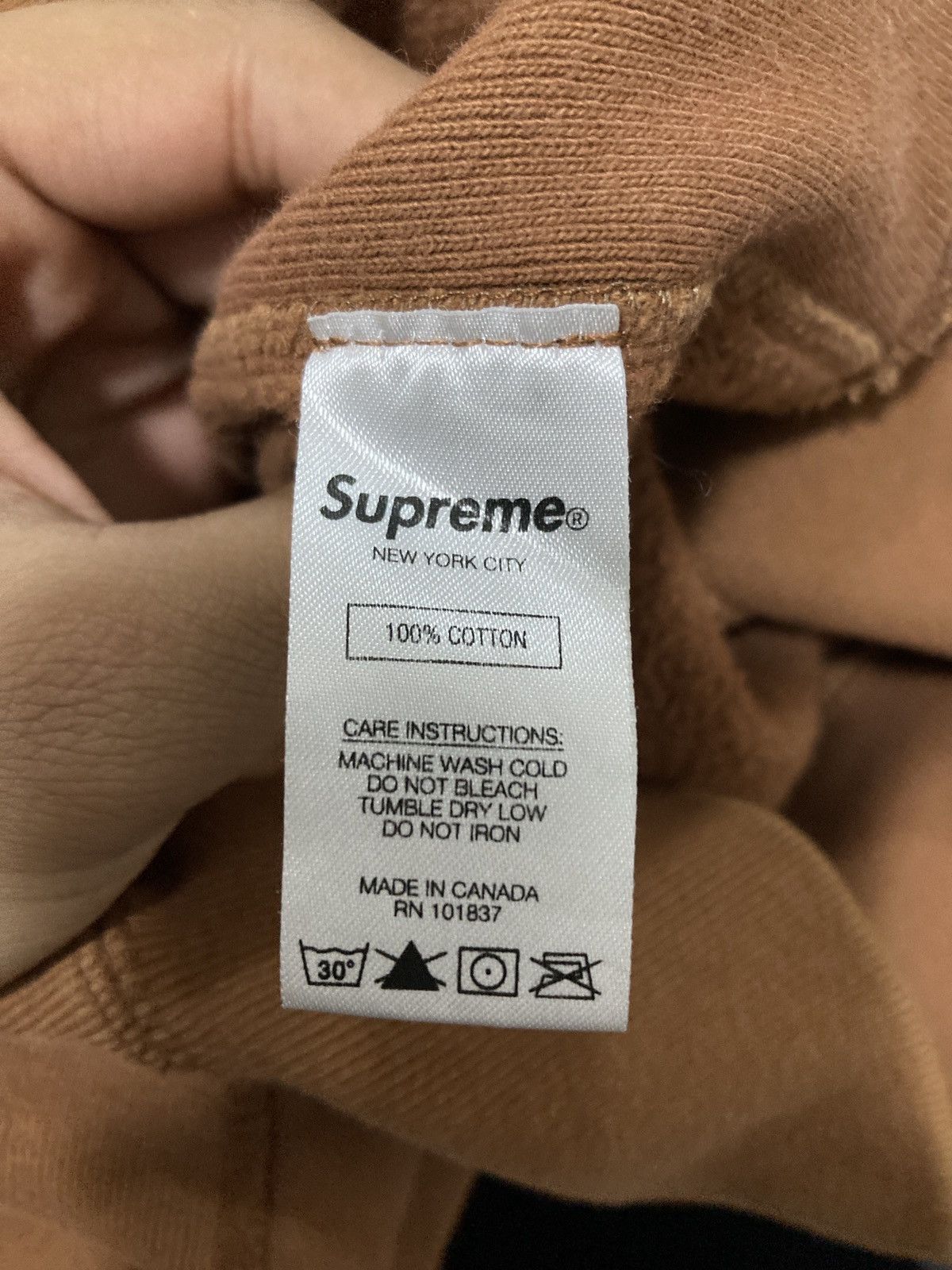 Supreme Supreme paisley brown f**** em all hooded sweatshirt (Fw 17) Size US M / EU 48-50 / 2 - 5 Thumbnail