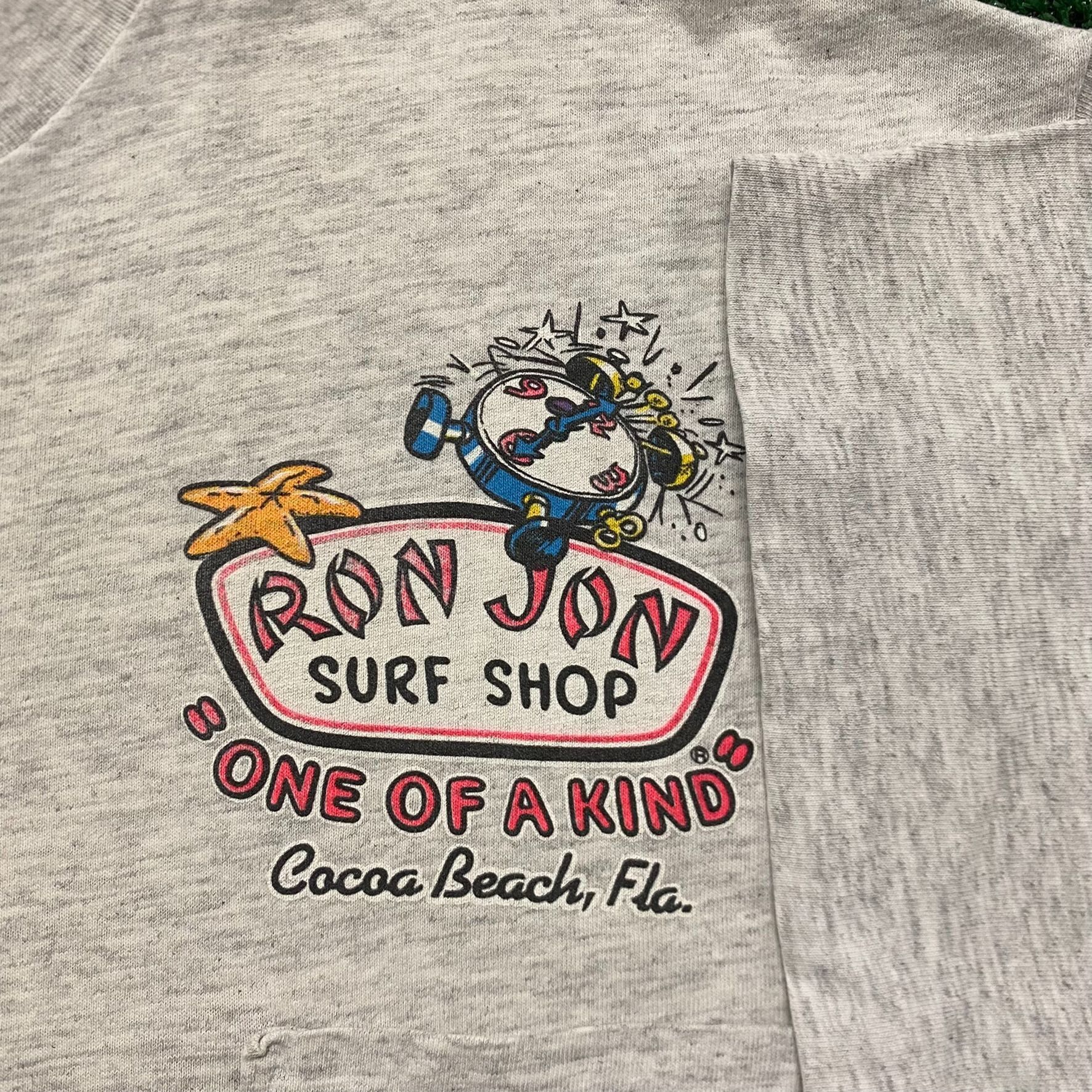 Ron Jon Surf Shop Vintage 90s Ron Jon Surf Shop Single Stitch Baggy T-Shirt Size US L / EU 52-54 / 3 - 6 Thumbnail