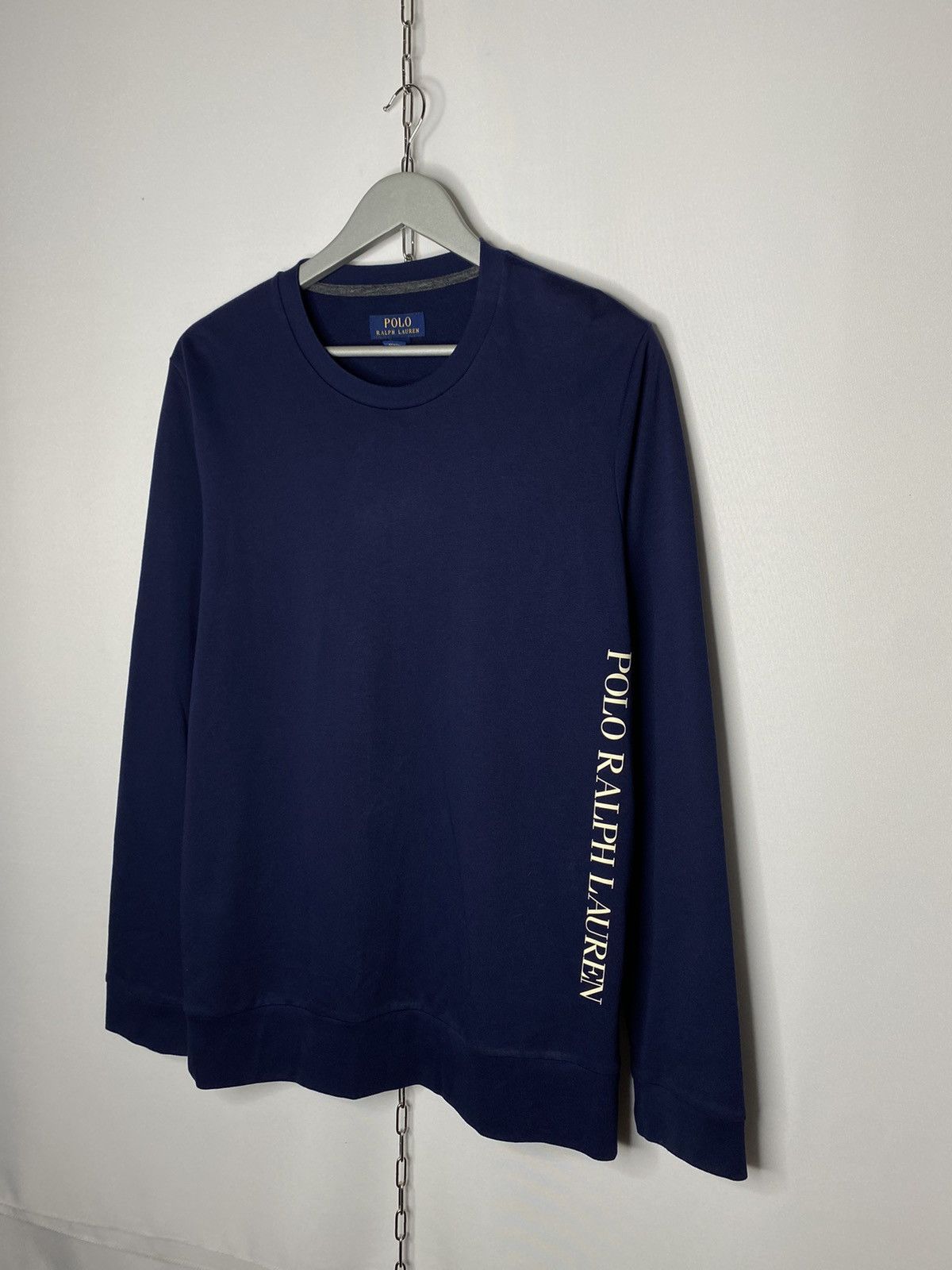 Polo Ralph Lauren 💵 Polo Ralph Lauren Long Sleeve Sweatshirt Big Logo Navy💵 Size US L / EU 52-54 / 3 - 3 Thumbnail