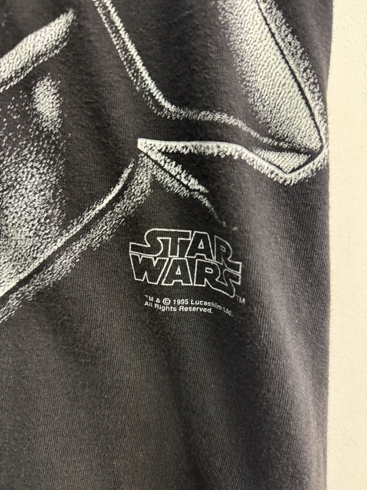 Vintage 1995 Star Wars Darth Vader Tee Size US M / EU 48-50 / 2 - 2 Thumbnail