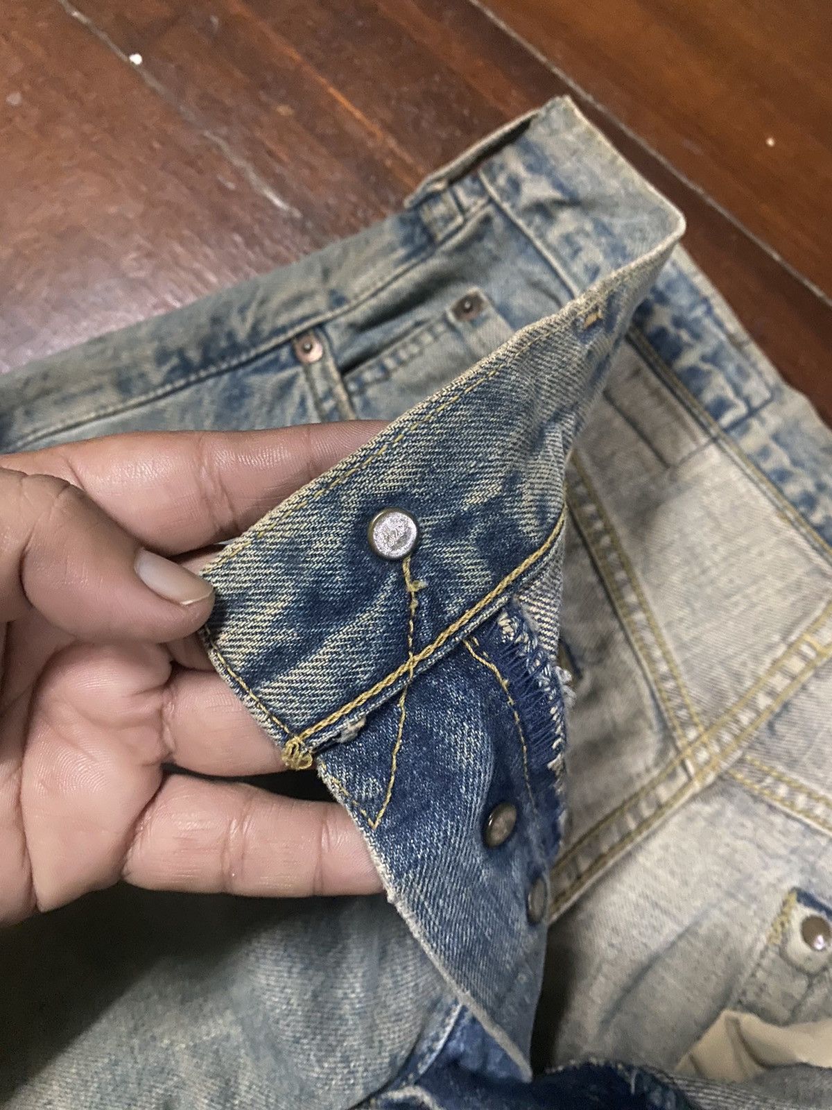 Levi's Vintage Levi’s 503B XX Big E lvc Redline Distressed 34X29 Size US 34 / EU 50 - 10 Thumbnail