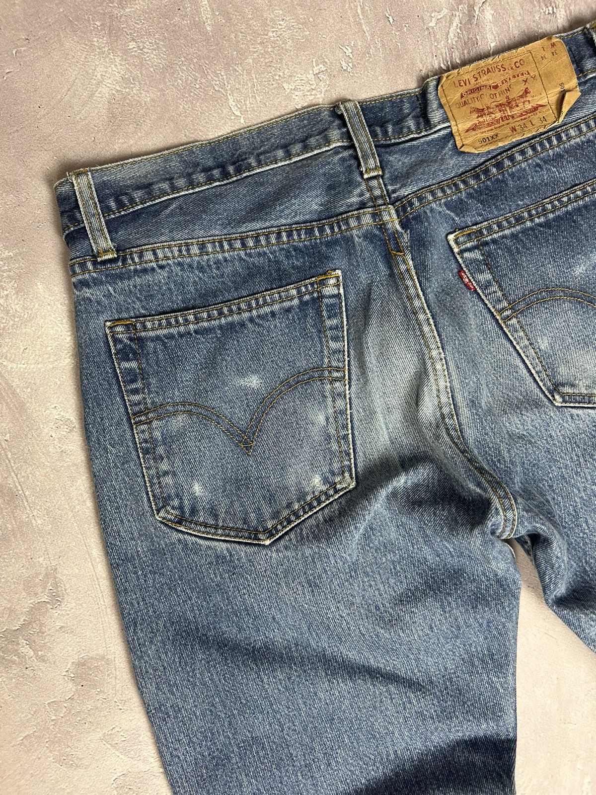 Levi's × Vintage y2k Levis 501xx Red Tab Jeans Vintage sz 34x32 90s RARE Size US 34 / EU 50 - 15 Thumbnail