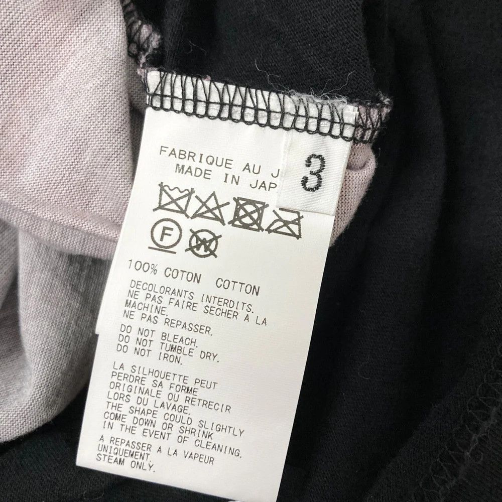Yohji Yamamoto Yohji Yamamoto for men black cotton / Short sleeve T-shirt Size US L / EU 52-54 / 3 - 4 Thumbnail