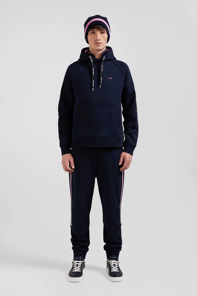Eden Park o1s22i1n1024 Raglan Hooded Sweatshirt in Blue Size US L / EU 52-54 / 3 - 2 Thumbnail