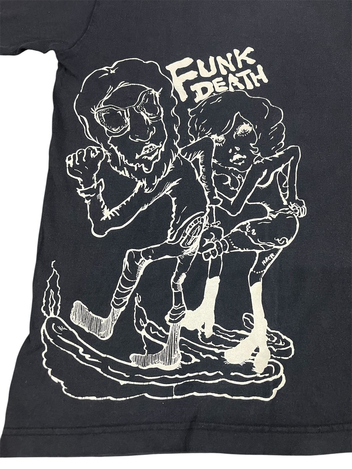 Hysteric Glamour 🔥 FUNK DEATH PUNK SUNFADED TRAVIS SCOTT STYLE TEE Size US L / EU 52-54 / 3 - 4 Thumbnail