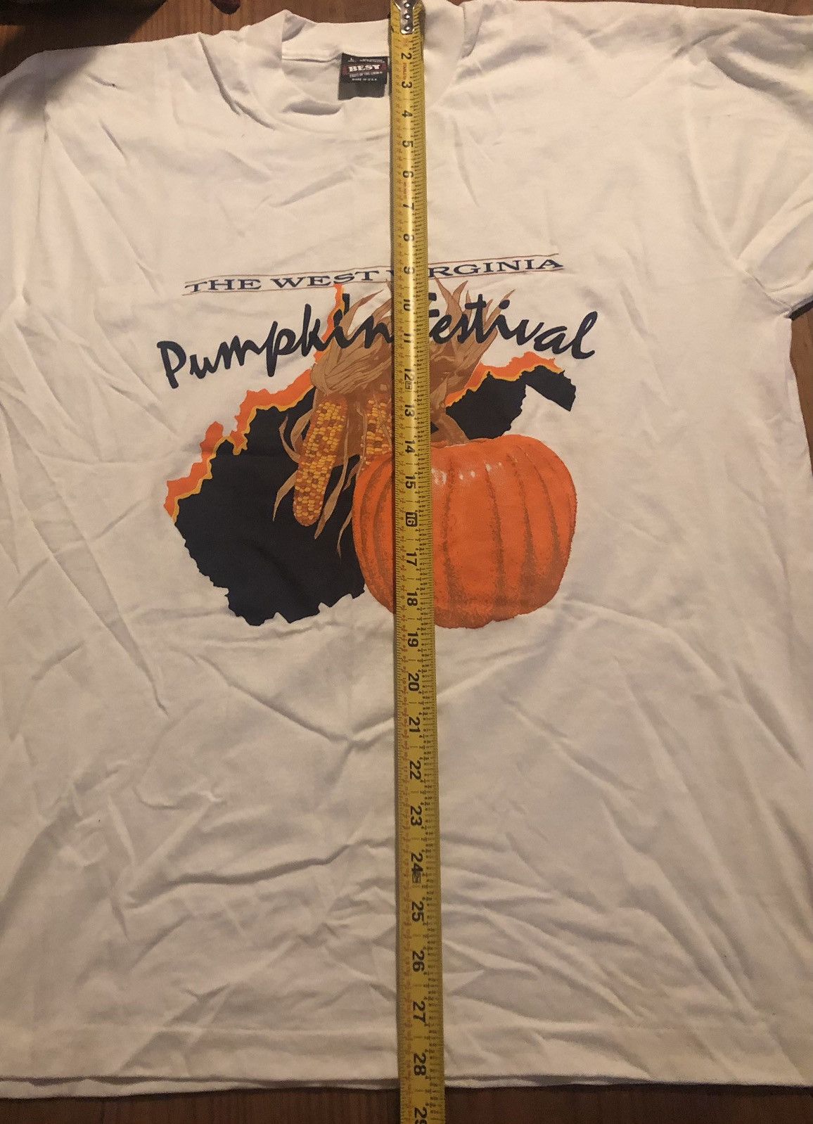 Vintage Vintage 90s The West Virginia Pumpkin Festival S/L Size US L / EU 52-54 / 3 - 7 Thumbnail