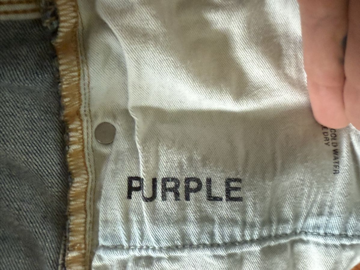 Purple Brand Purple Brand Stretch Denim Blue Size US 33 - 7 Thumbnail